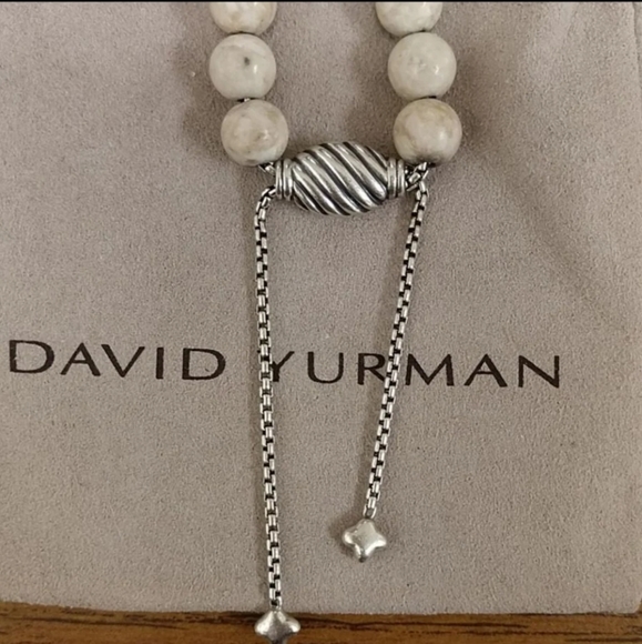 🌟Authentic David Yurman Spiritual Bead Adjustable Bracelet in River Stone. NWOT - Picture 5 of 8